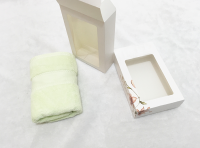 TWLP017  Custom paper towel box  custom towel gift box  design face towel gift box  towel box manufacturer